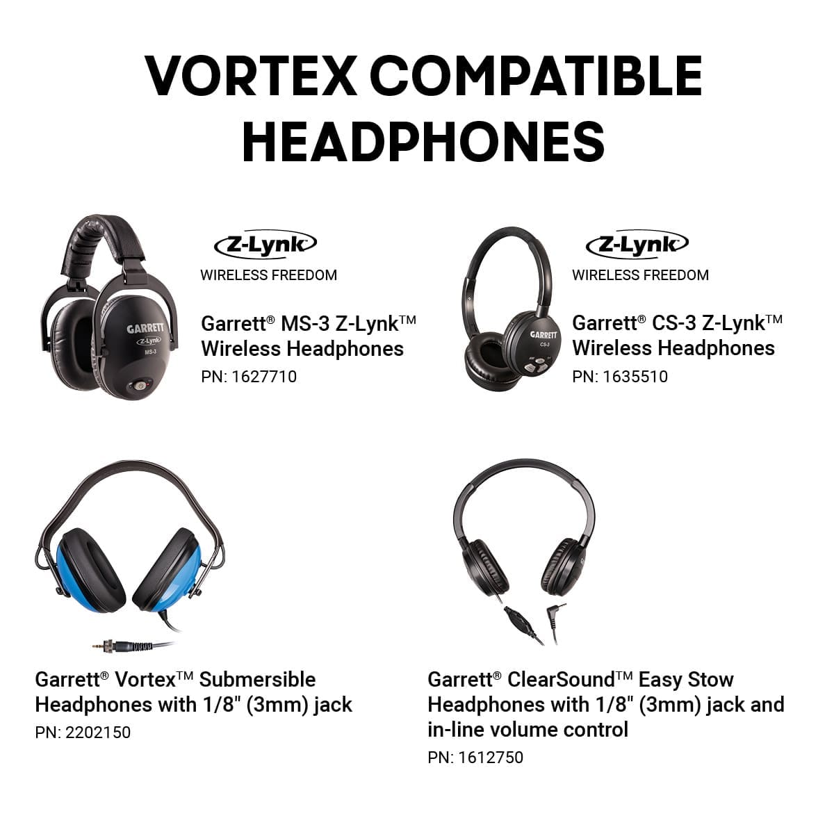 Amasya Garrett Vortex VX9 Dedektör - Z-Lynk uyumu, hedef sesinin gecikmesiz ve daha kontrollü takip edilmesini sağlar.